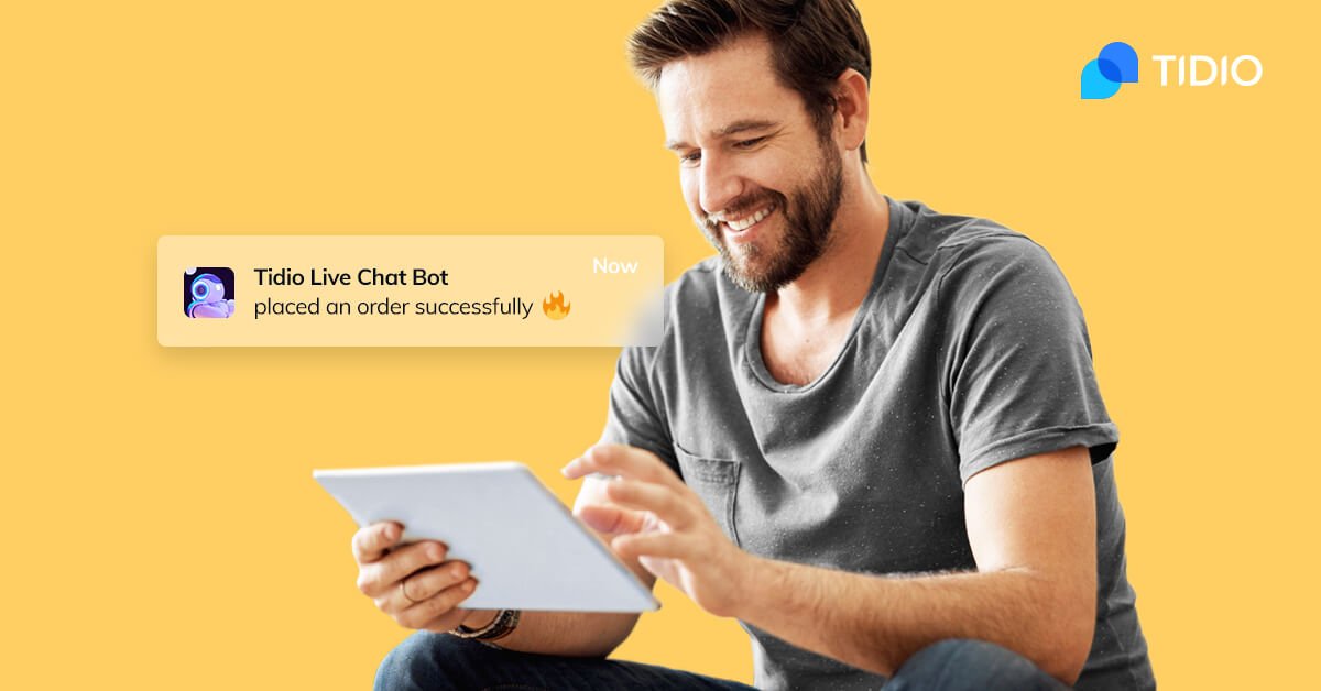 Generate more sales with Tidio, the ultimate customer service platform offering live chat boosted with chatbots. 